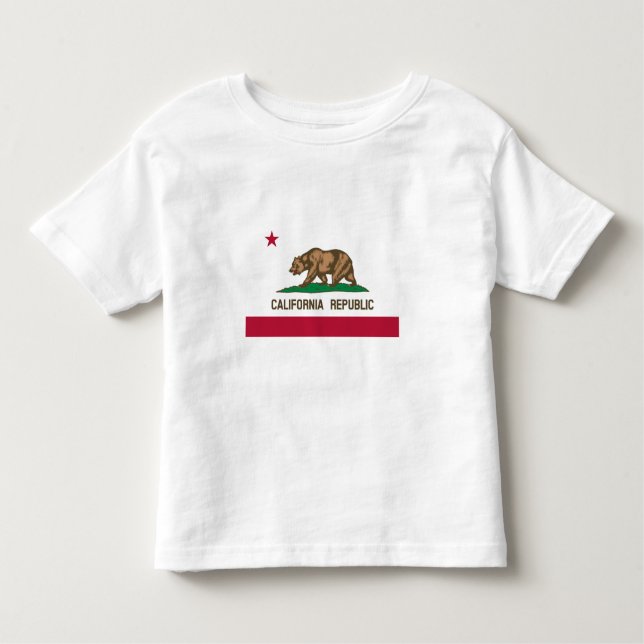 California Republic State Flag Toddler T-shirt (Front)