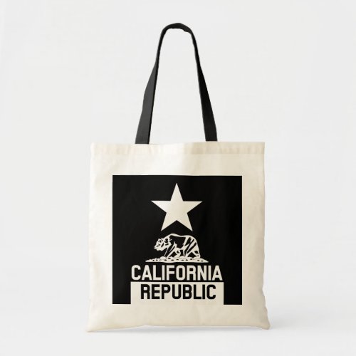 CALIFORNIA REPUBLIC State Flag Tote Bag