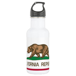 California Republic (State Flag) Water Bottle