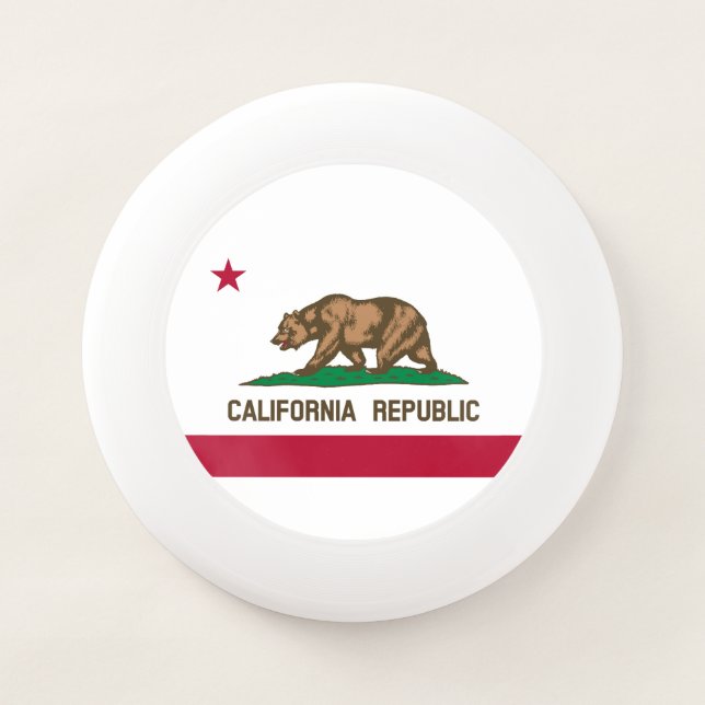 California Republic State Flag Wham-O Frisbee (Front)