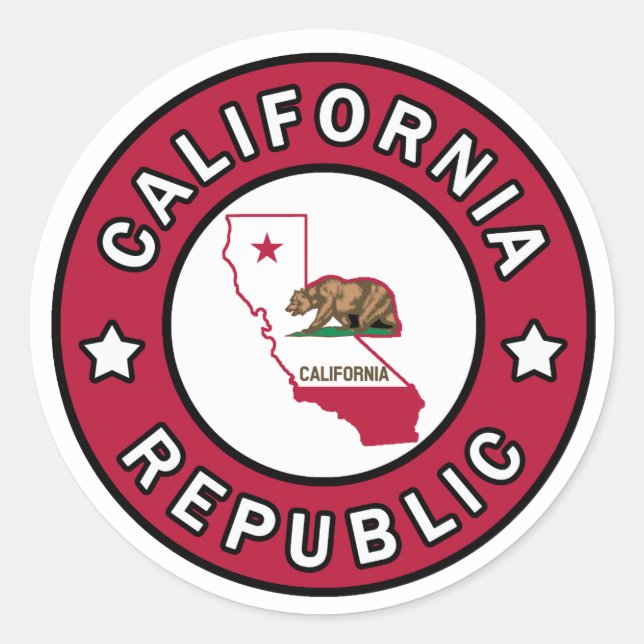 California Republic sticker (Front)