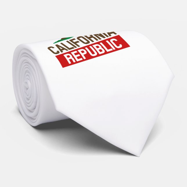 California Republic style Neck Tie (Rolled)