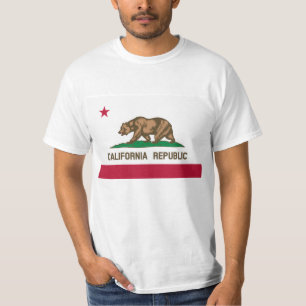 California Republic United States State Flag T-Shirt
