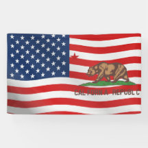 California Republic USA Flag Design