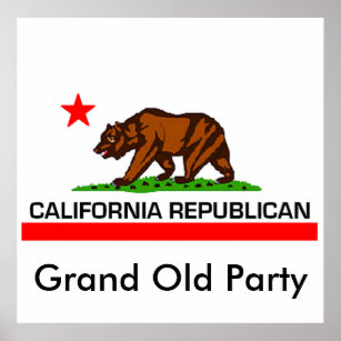 California Republican Poster