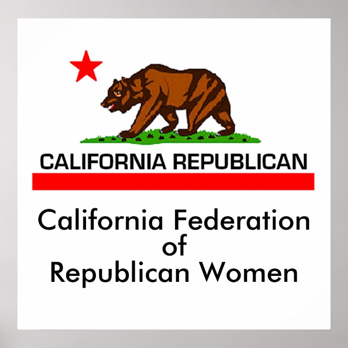 California Republican POSTER Print