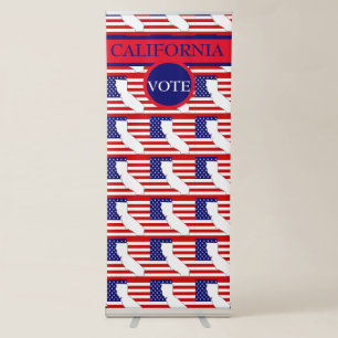 CALIFORNIA RETRACTABLE BANNER