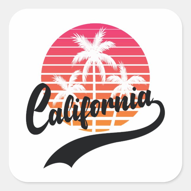 California Retro Sticker (Front)