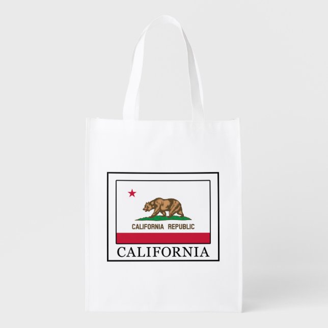 California Reusable Grocery Bag (Front)