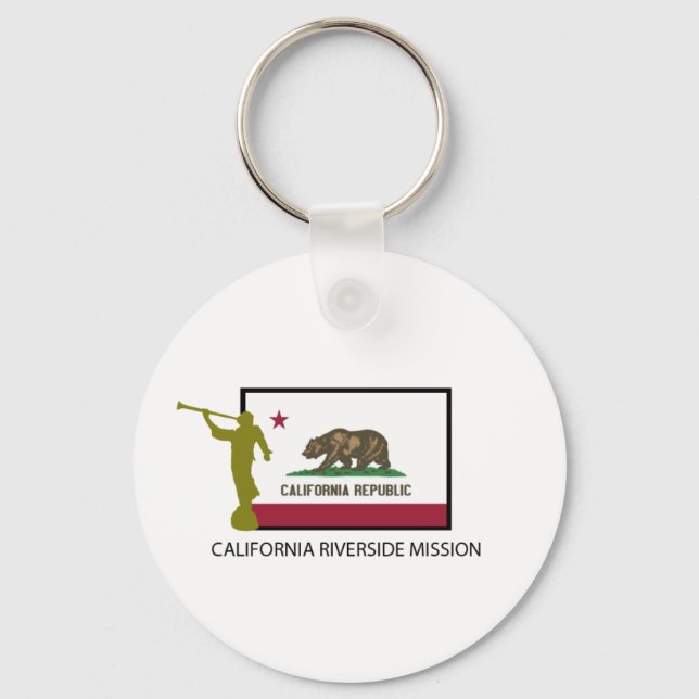 CALIFORNIA RIVERSIDE MISSION LDS CTR KEYCHAIN (Front)