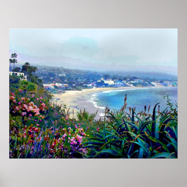 California Riviera of Laguna Beach Poster (Front)