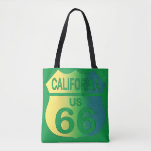 California Route 66 shopping bag. Grocery Bag