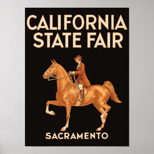 California Sacramento Vintage Poster 1933