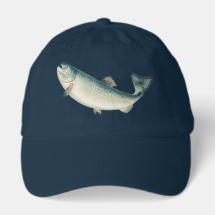 California Salmon by S.A. Kilbourne, Vintage Fish Hat