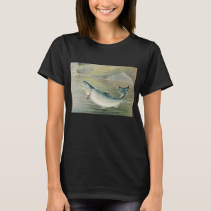 California Salmon by S.A. Kilbourne, Vintage Fish T-Shirt