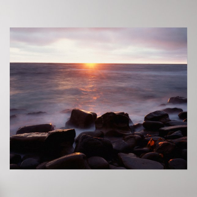 California, San Diego, Sunset Cliffs, Sunset 2 Poster (Front)