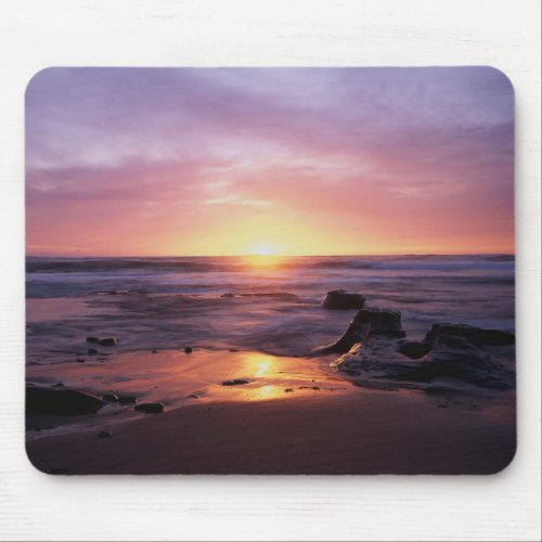 California San Diego Sunset Cliffs Sunset 4 Mouse Pad