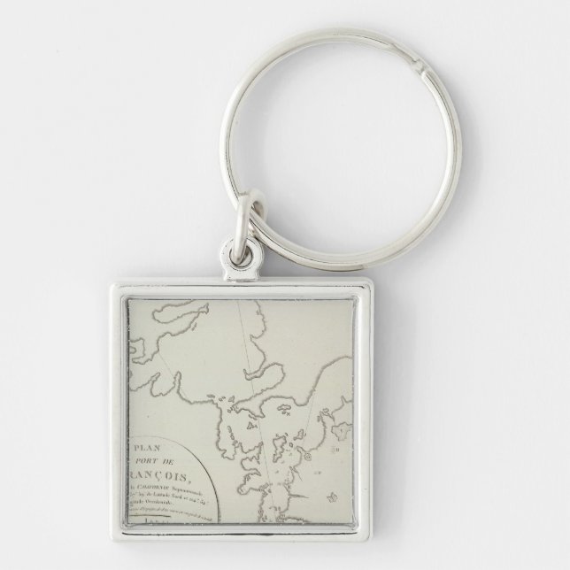 California San Francisco Bay Area Keychain (Front)