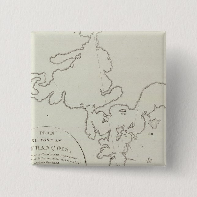 California San Francisco Bay Area Pinback Button (Front)