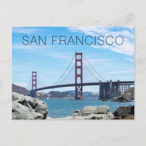 California  San Francisco Golden Gate Bridge Postcard