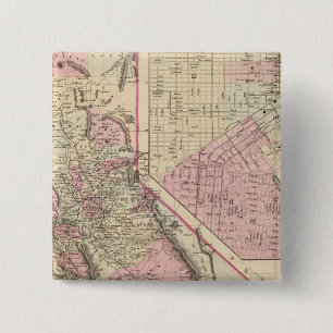 California, San Francisco Pinback Button