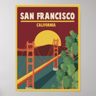 California San Francisco Poster