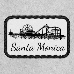 California Santa Monica CA Pier Beach Ferris Wheel Patch
