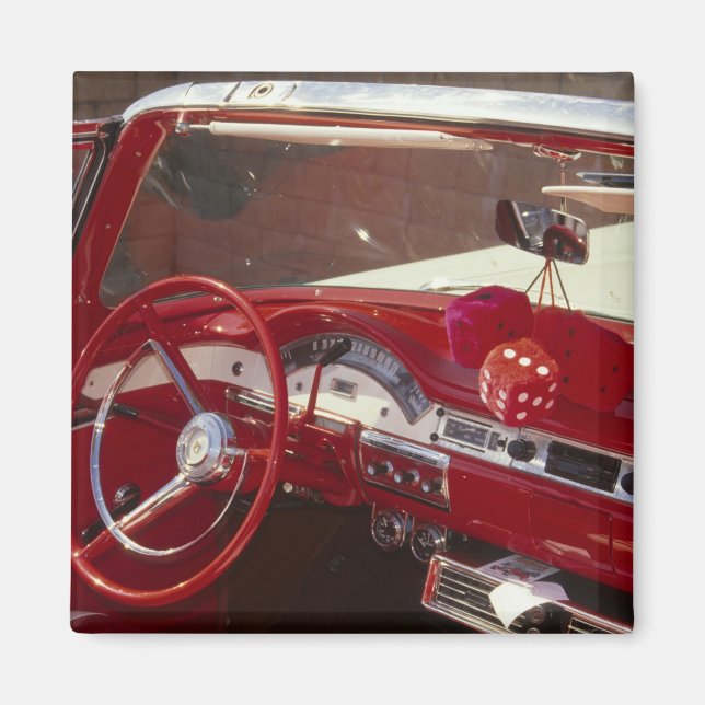 California:  Santa Ynez Valley, Solvang, 1957 Magnet (Front)