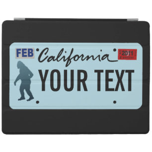 California Sasquatch License Plate iPad Smart Cover