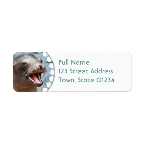 California Sea Lion Return Address Mailing Labels