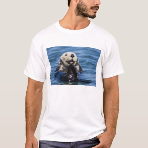 California Sea Otter Enhydra lutris grooms T_Shirt