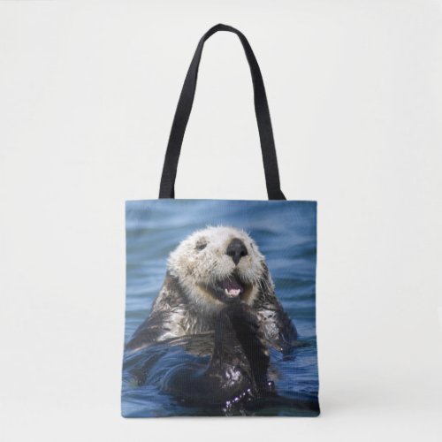 California Sea Otter Enhydra lutris grooms Tote Bag