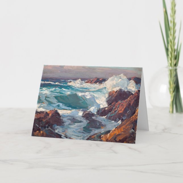 California Sea Scape | Edgar Alwin Payne Card (Front)