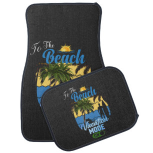 California Seaside Vacation Car Floor Mat
