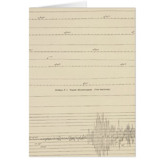 California Seismograms 4 Cards (Front)