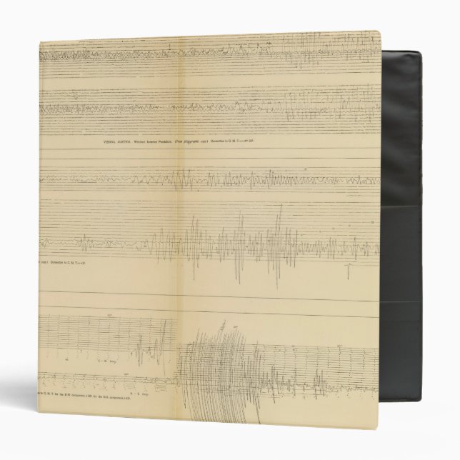 California Seismograms 9 Binder (Front/Inside)