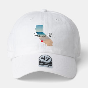 California Shape Heart Photo  47 Brand Hat