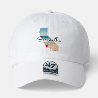 California Shape Heart Photo  47 Brand Hat