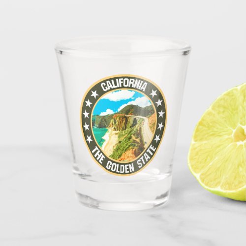California                                         shot glass