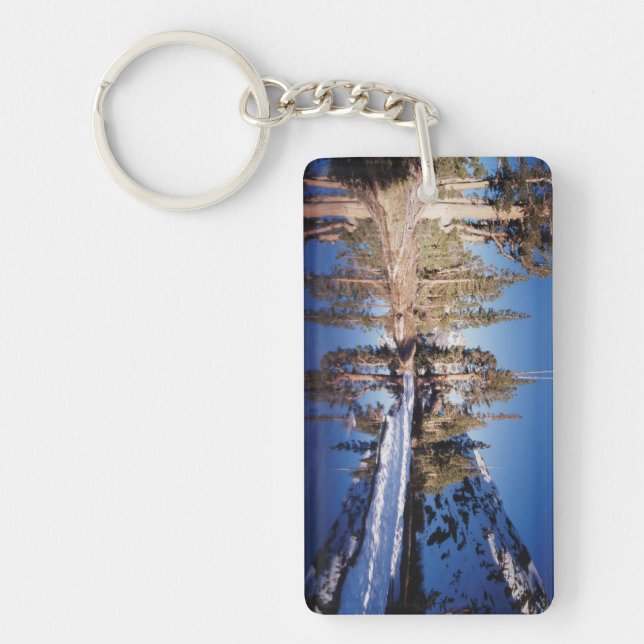 California, Sierra Nevada Mountains 2 Keychain (Front)