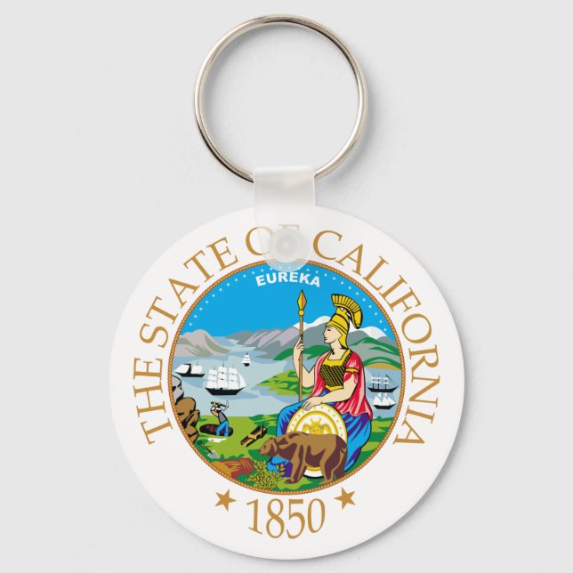 California sign keychain (Front)