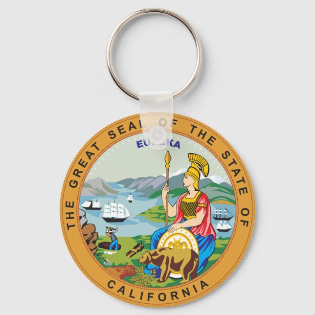 California sign keychain (Front)