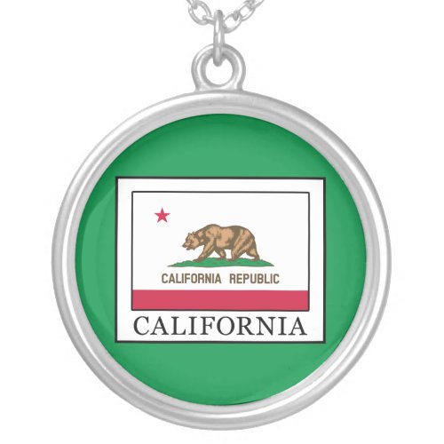 California Silver Plated Necklace