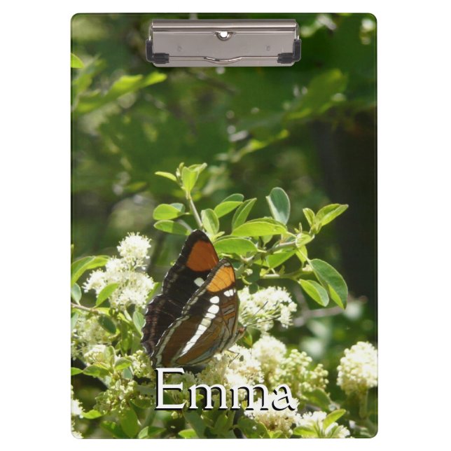 California Sister Butterfly in Yosemite Clipboard (Front)