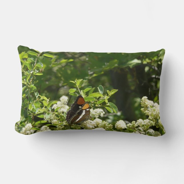 California Sister Butterfly in Yosemite Lumbar Pillow (Front)