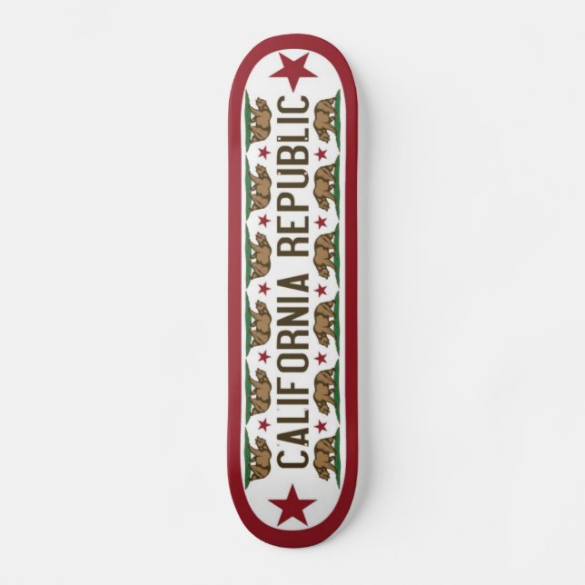 California Skate Board with California Bear (Front)