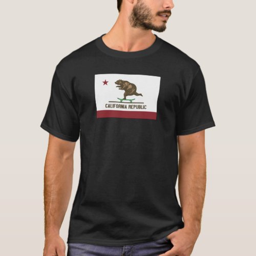 California Skateboard Bear T_Shirt