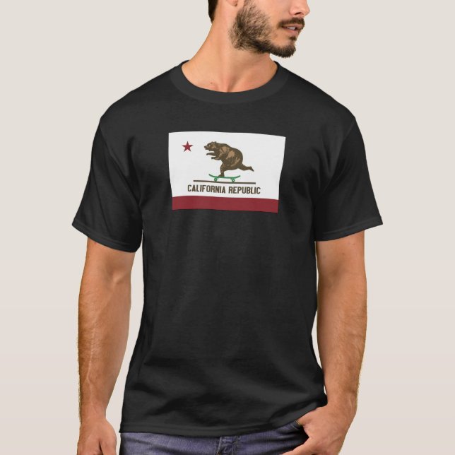 California Skateboard Bear T-Shirt (Front)