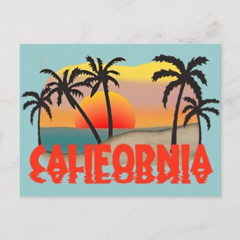 California Souvenir Postcard by IslandVintage at Zazzle