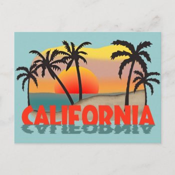 California Souvenir Postcard by IslandVintage at Zazzle